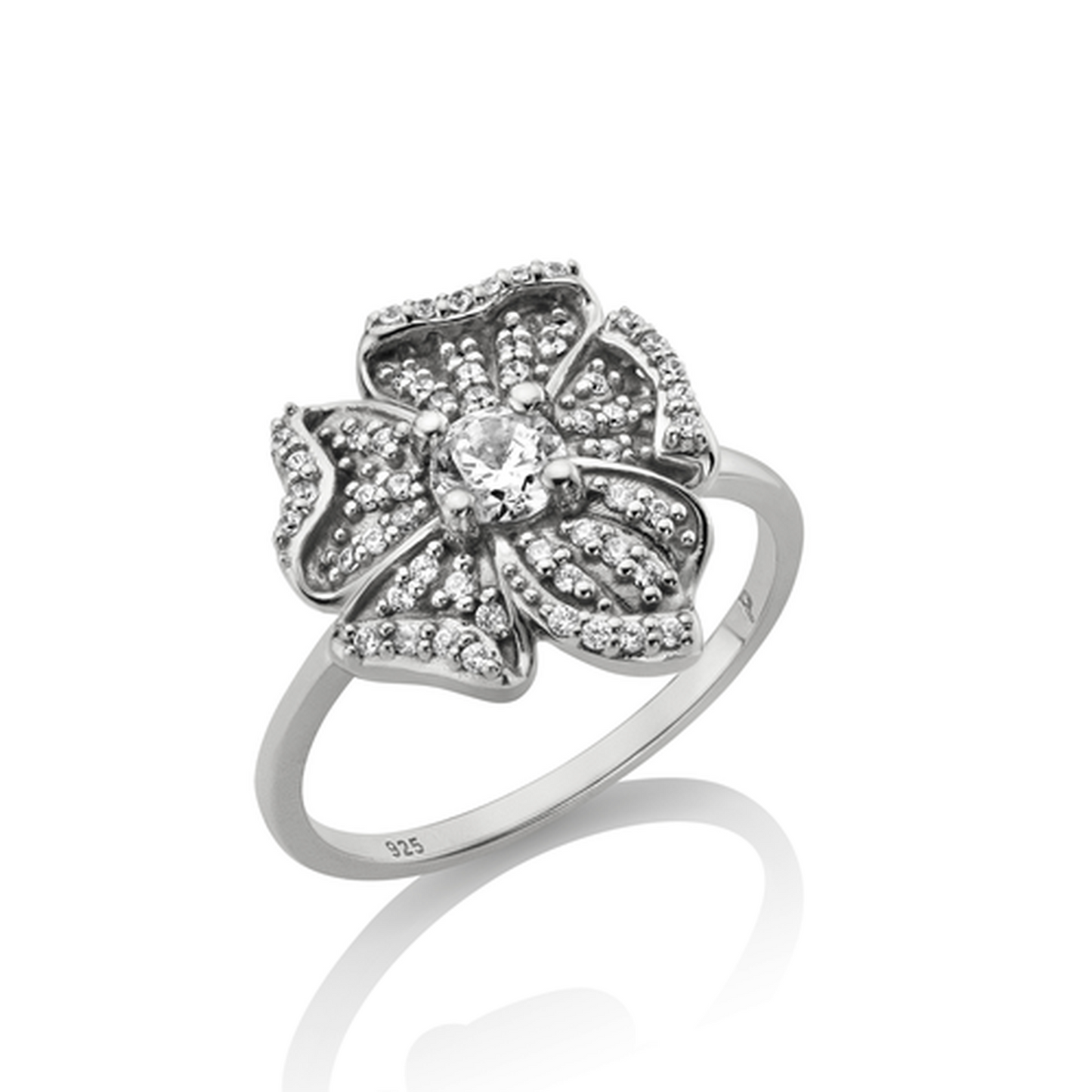 The Silver In Bloom Ring