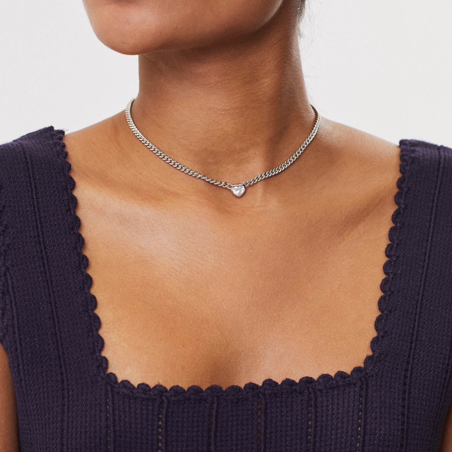 The Silver A La Folie Necklace