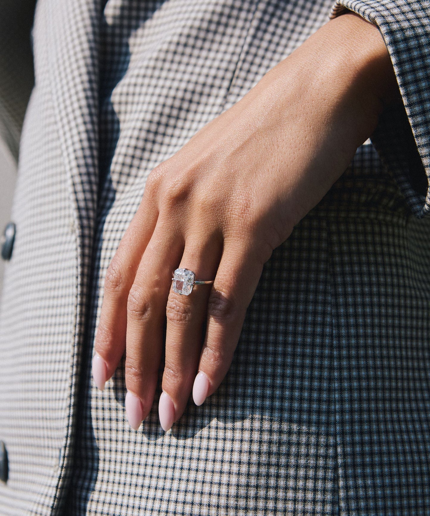 The Silver Sophia Sapphire Ring