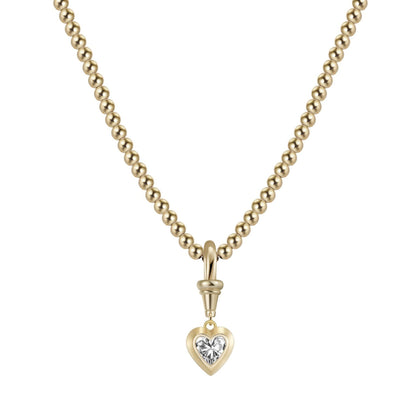 The Silver Petites Coeur Necklace