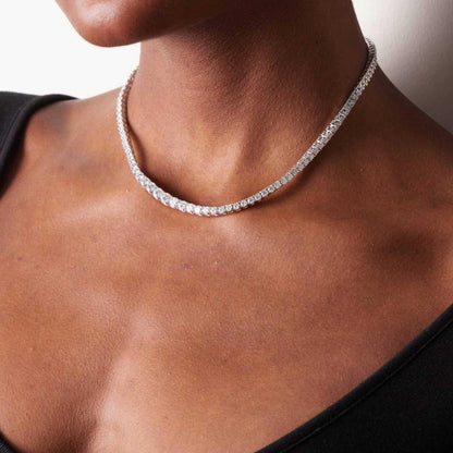 The Moissanite Graduated Collar