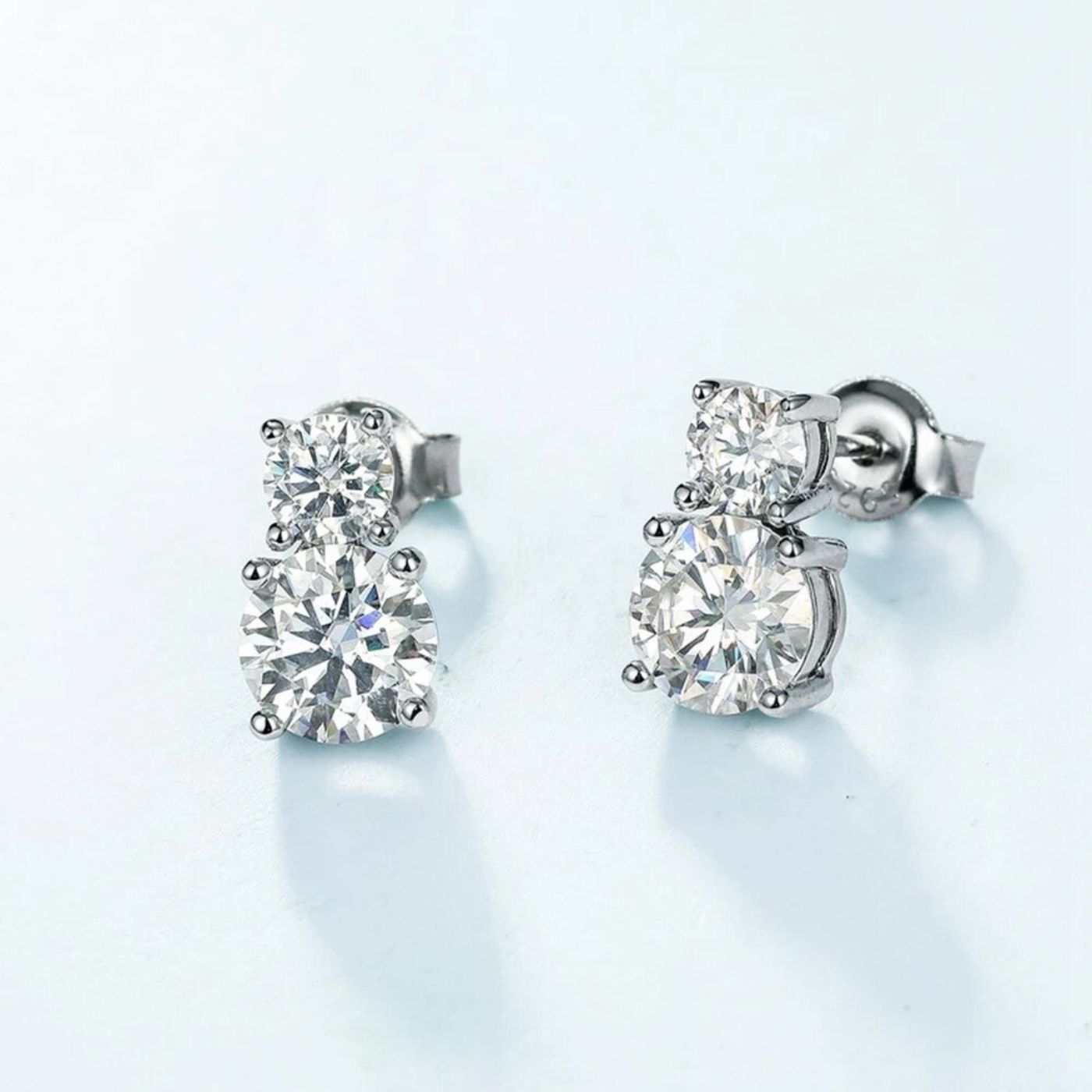 The Double Diamond Studs