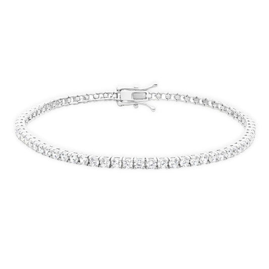 The Slim Moissanite Tennis Bracelet