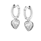 The Silver Big Love Earrings