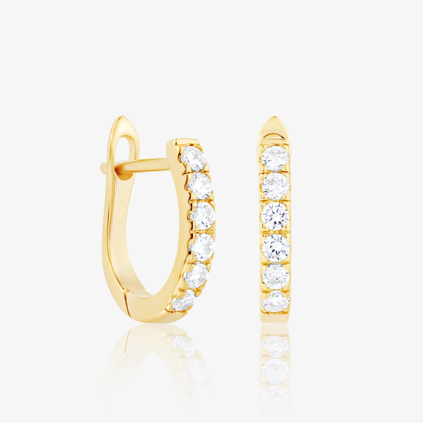 Les Formes : Gold Heartbreak Earrings