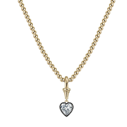 The Silver Petites Coeur Necklace