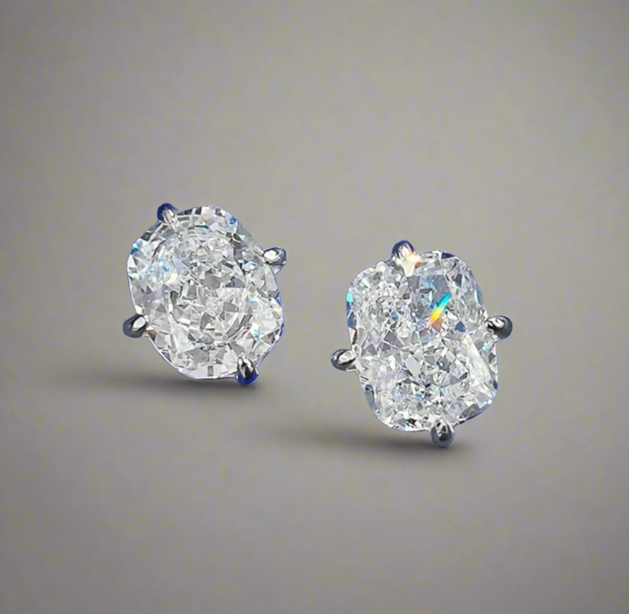 The Silver Sophia Sapphire Earrings