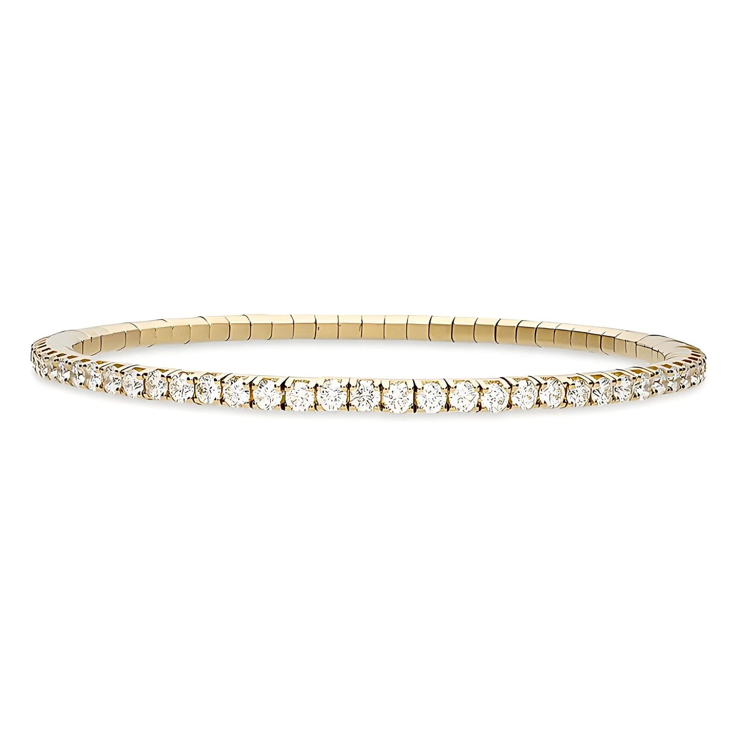 The Stretch Lab-Grown Diamond Tennis Bracelet