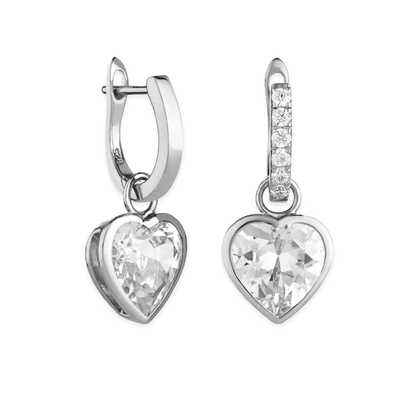 The Silver Big Love Earrings